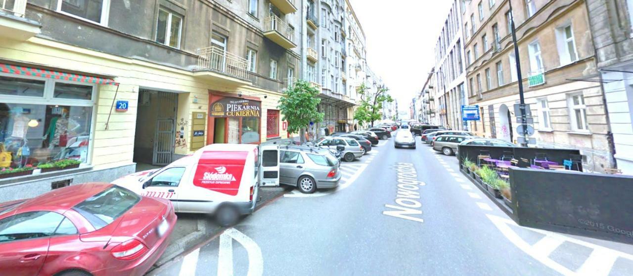 Apartmán Nowogrodzka Cozy Studio Varšava Exteriér fotografie