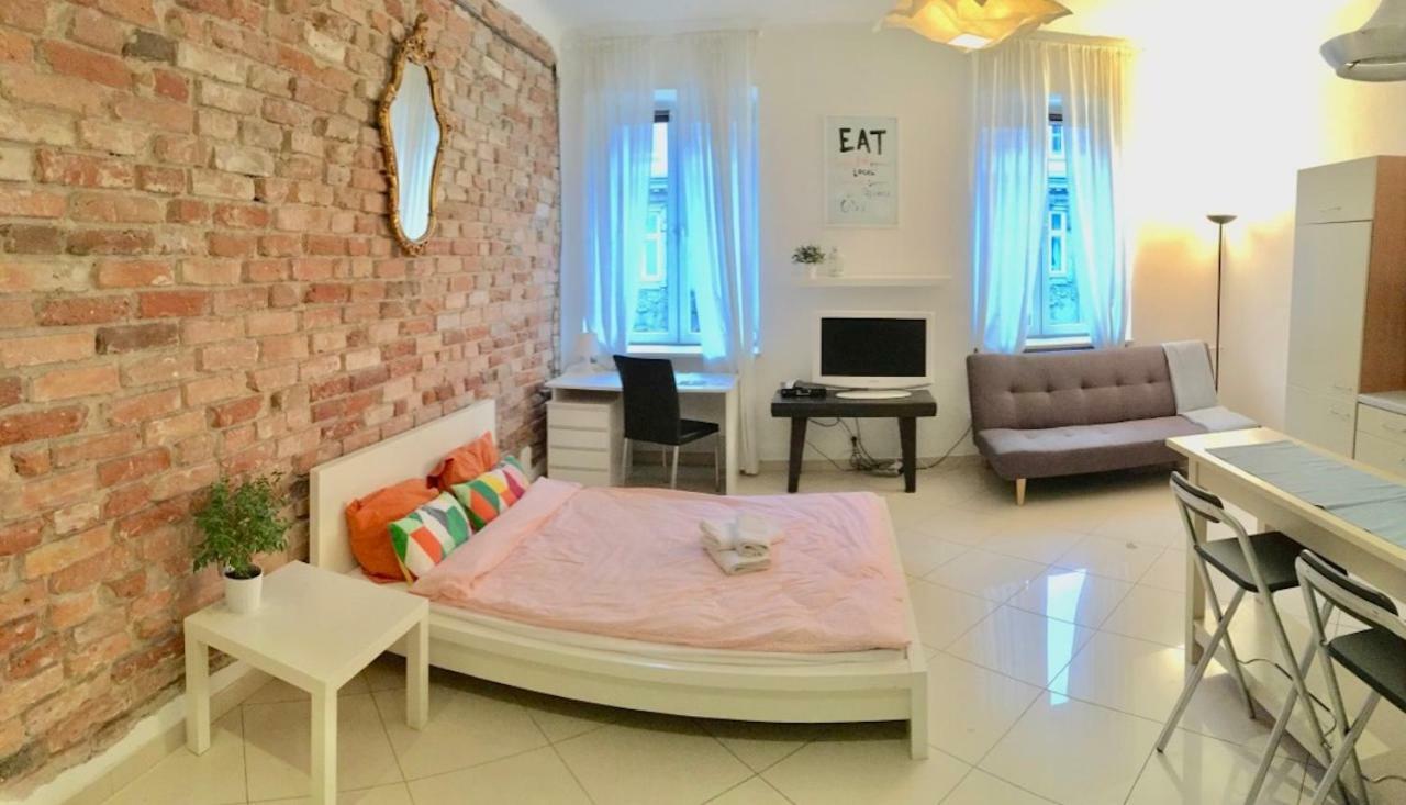 Apartmán Nowogrodzka Cozy Studio Varšava Exteriér fotografie